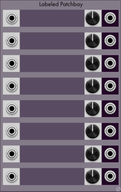 Null Set Labeled Patchbay