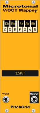 PitchGrid Microtonal V/OCT Mapper