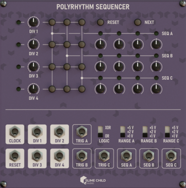 Slime Child Audio Polyrhythm Sequencer