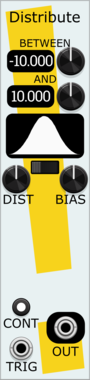 Stochastic Telegraph Distribute