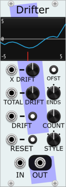 Stochastic Telegraph Drifter