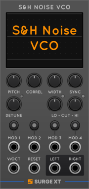 Surge XT S&H Noise VCO