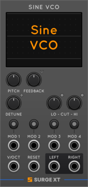 Surge XT Sine VCO