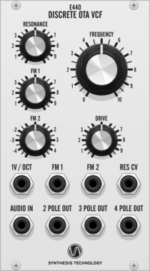 Synthesis Technology E440 Discrete OTA VCF