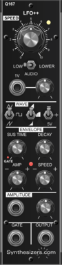 Synthesizers.com Q167 Low Frequency Oscillator