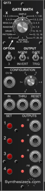 Synthesizers.com Q173 Gate Math