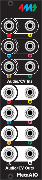 4ms MetaModule Audio Expander (MM AIO)