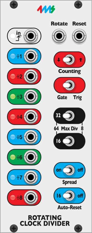 4ms Rotating Clock Divider [RCD]