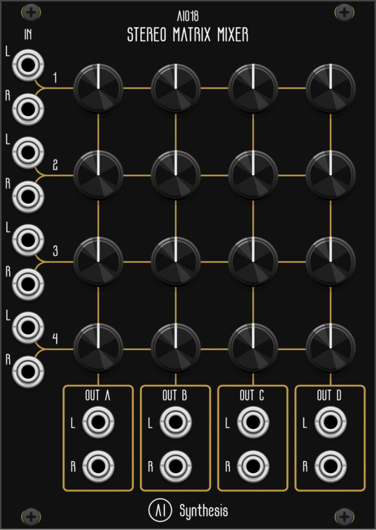 AI Synthesis AI018 Stereo Matrix Mixer