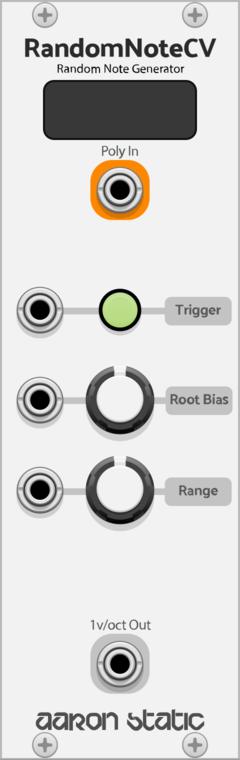 Aaron Static RandomNoteCV