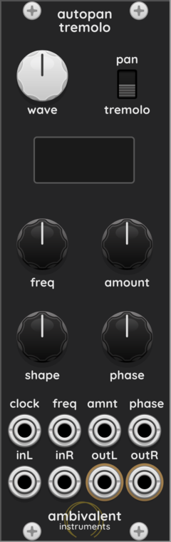 Ambivalent Instruments AutoPanTremolo