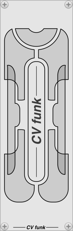 CV funk CV funk Blank 8HP