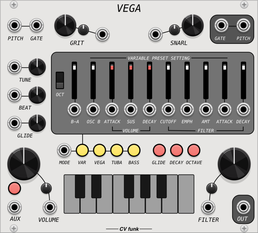 CV funk Vega