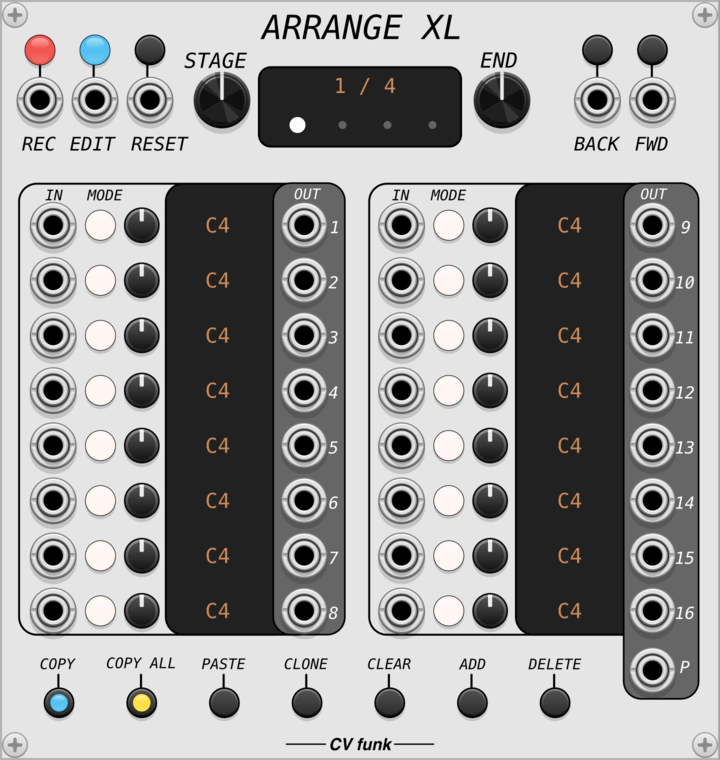 CV funk Arrange XL