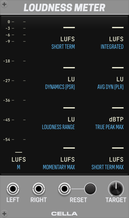 Cella Loudness Meter