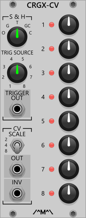 Count Modula Clocked Random Gate CV Expander