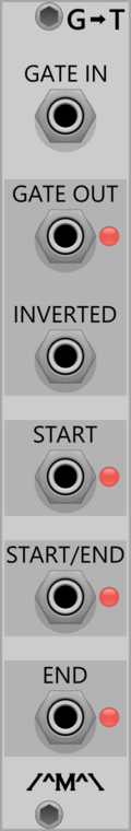 Count Modula G2T - Gate to Trigger Converter