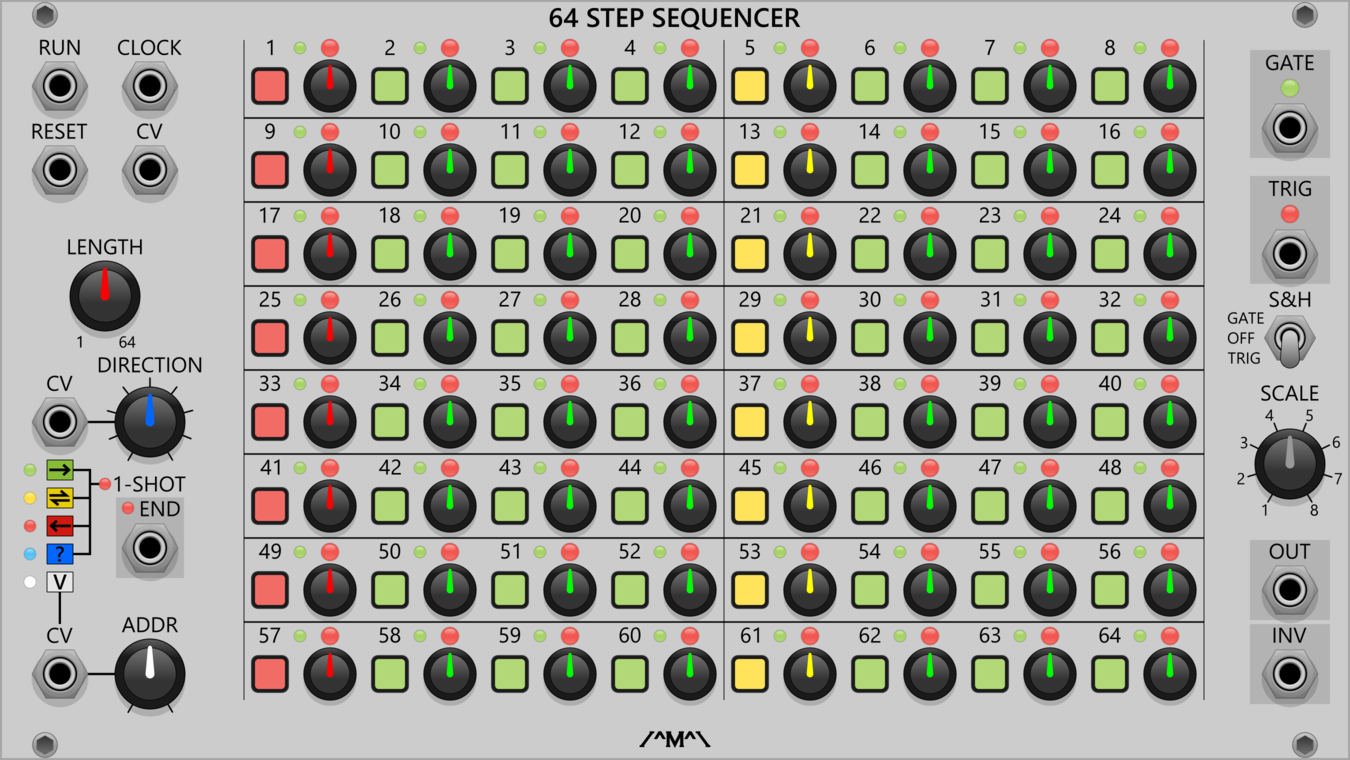 Count Modula 64 Step Sequencer