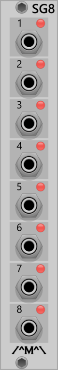 Count Modula 8 Step Sequencer Gate Output Expander