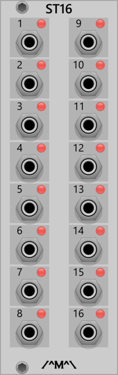 Count Modula 16 Step Sequencer Trigger Output Expander