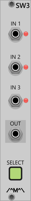 Count Modula Manual 3 Input Switch