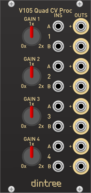 Dintree V105 Quad CV Proc