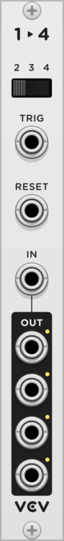 VCV Sequential Switch 1 to 4