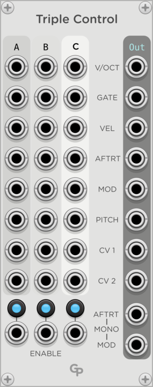 GPaudio Triple Control Merge