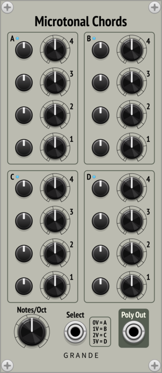 Grande Microtonal Chords