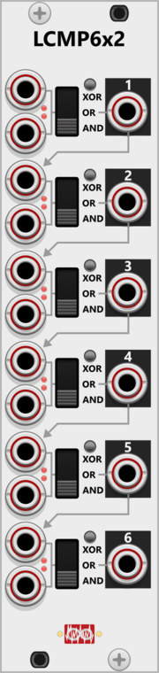 Infinite-Noise Logic Comparator-6x2