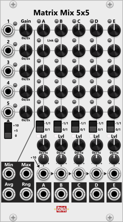 Infinite-Noise Matrix Mix 5x5