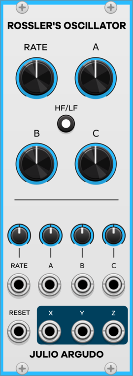 Julio Argudo Rossler's Oscillator