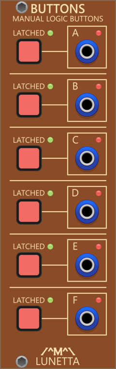 Lunetta Modula Hex manual logic buttons