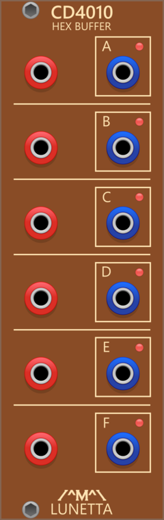 Lunetta Modula CD4010 Hex Buffer