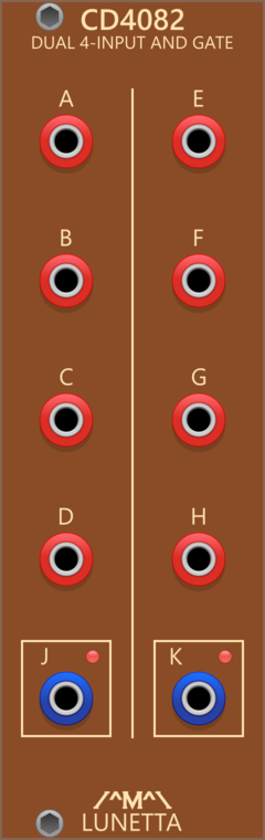 Lunetta Modula CD4082 Dual 4-Input AND Gate