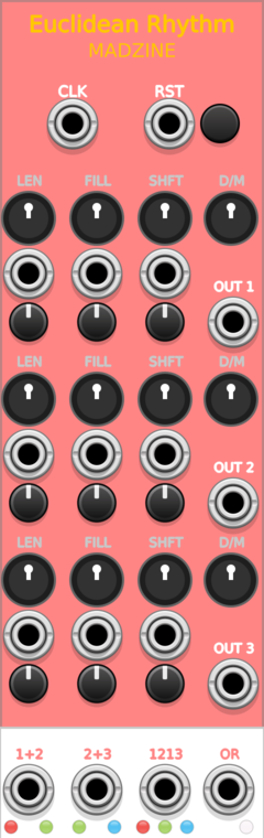 MADZINE Euclidean Rhythm
