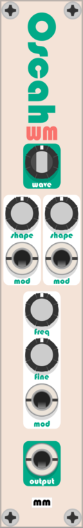 Mockba Modular WaveMod Oscah