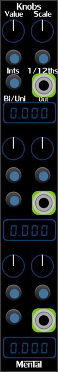 Strum's VCV Modules MentalKnobs