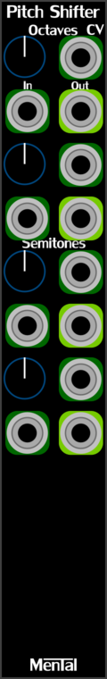 Strum's VCV Modules MentalPitchShift