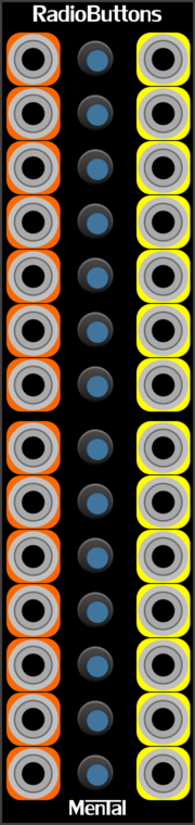 Strum's VCV Modules MentalRadioButtons