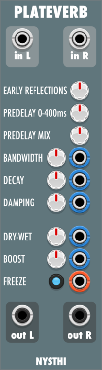 NYSTHI PlateVerb: Plate Reverb