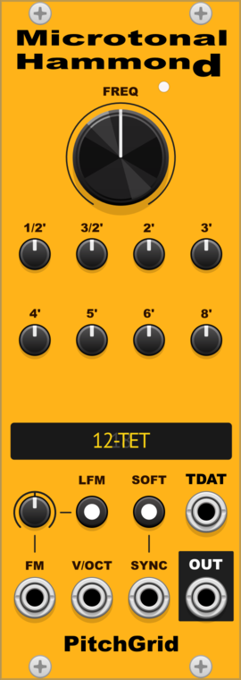 PitchGrid Microtonal Hammond