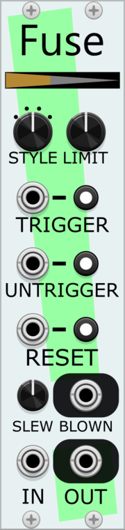 Stochastic Telegraph Fuse