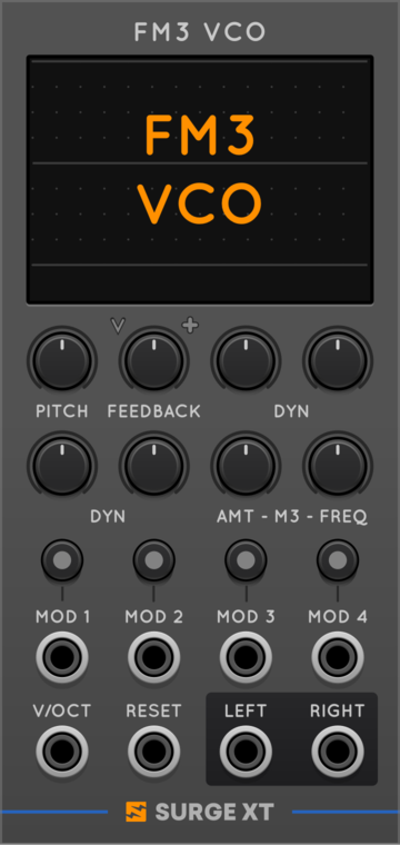 Surge XT FM3 VCO