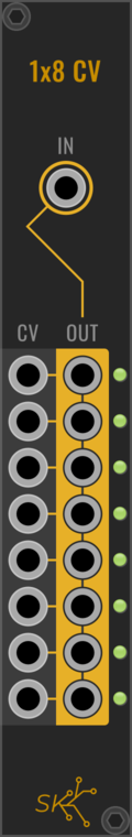 SynthKit 1x8 Splitter (CV)