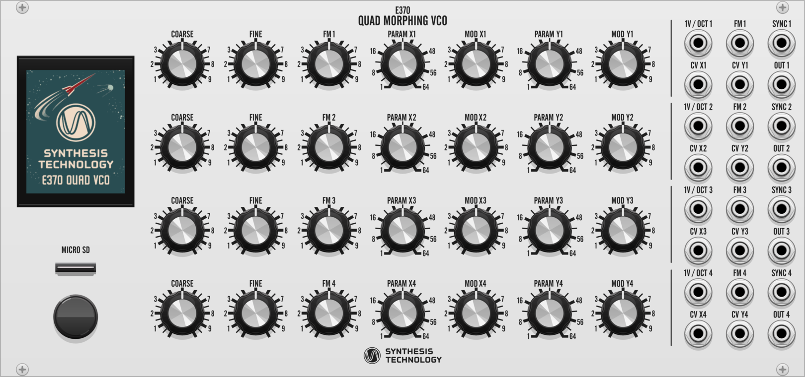 Synthesis Technology E370 Quad Morphing VCO