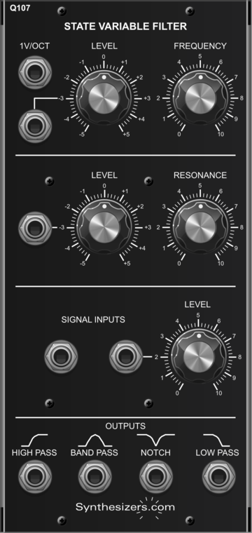 Synthesizers.com Q107 State Variable Filter