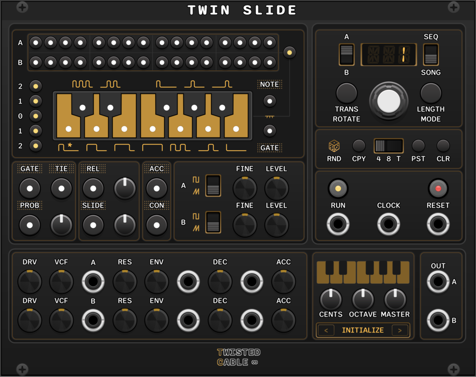 Twisted Cable TwinSlide