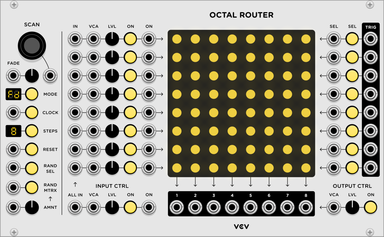 VCV Octal Router