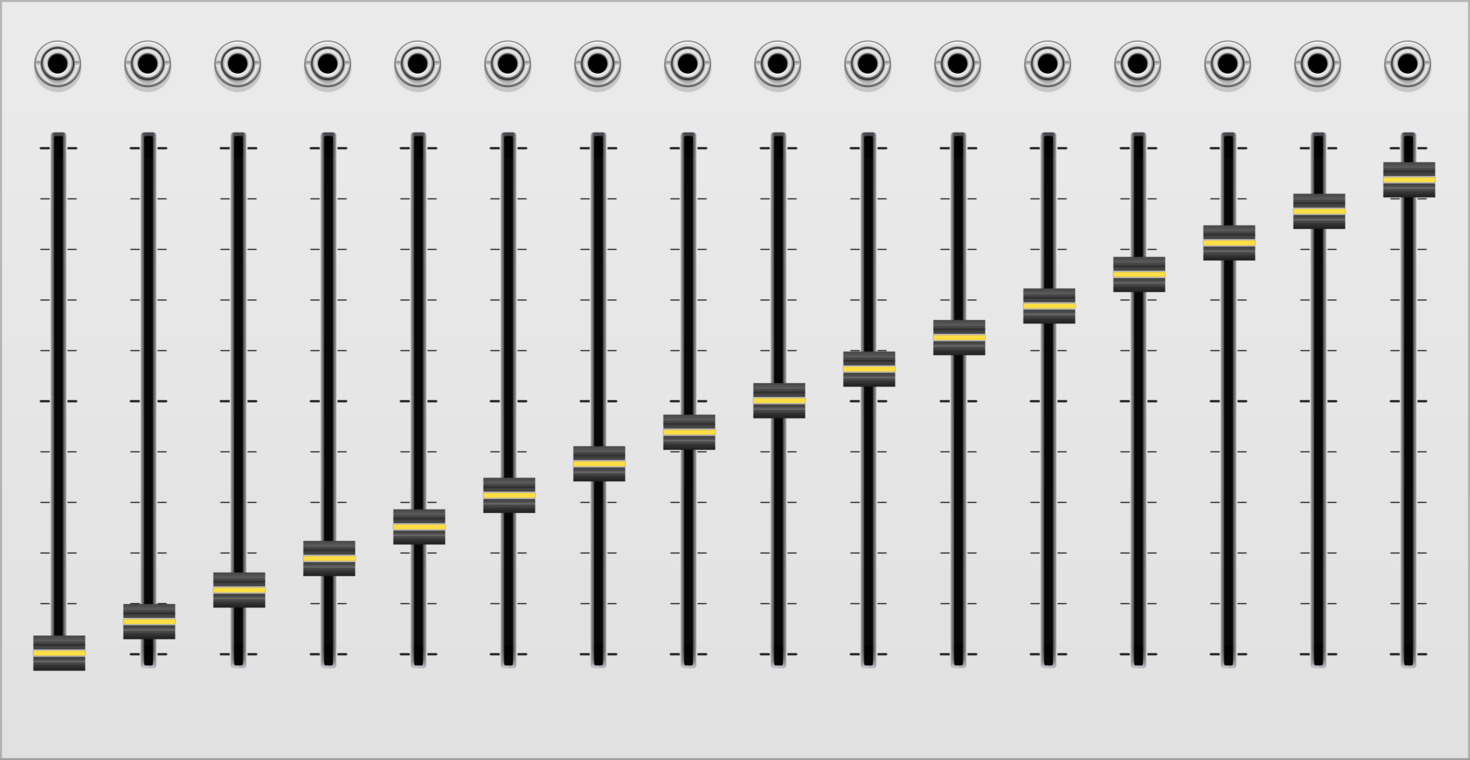 monome faderbank